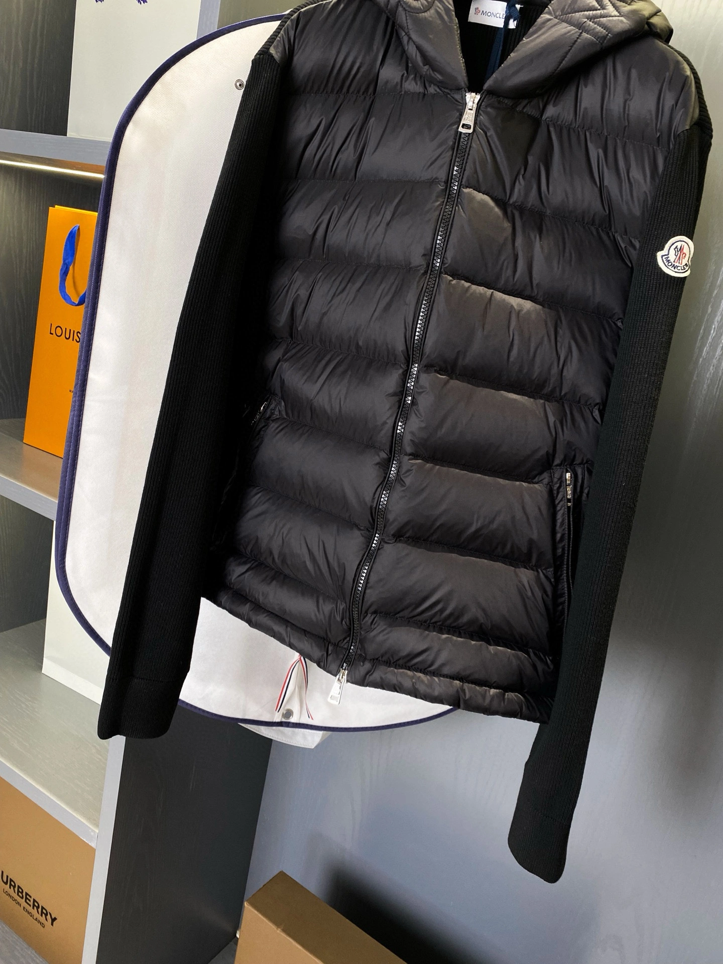wg.luxury-- 7o9385r Down jacket white goose down wool 3colour item: E-F020J0560-3H